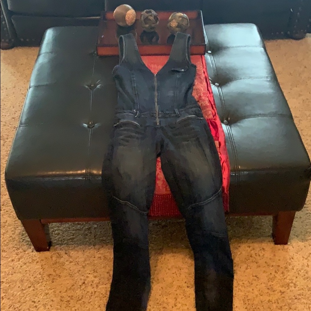 size 2 Guess jean jumpsuit